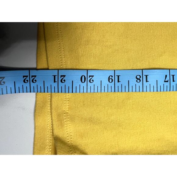 Rafaella Studio Polo Tank Top Butter Yellow Petite Medium Hot Pink taping Ribbed - Picture 8 of 9